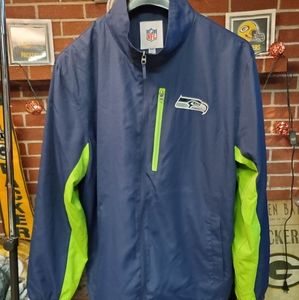 Men's Seattle Seahawks NFL Windbreaker Full Zip XL